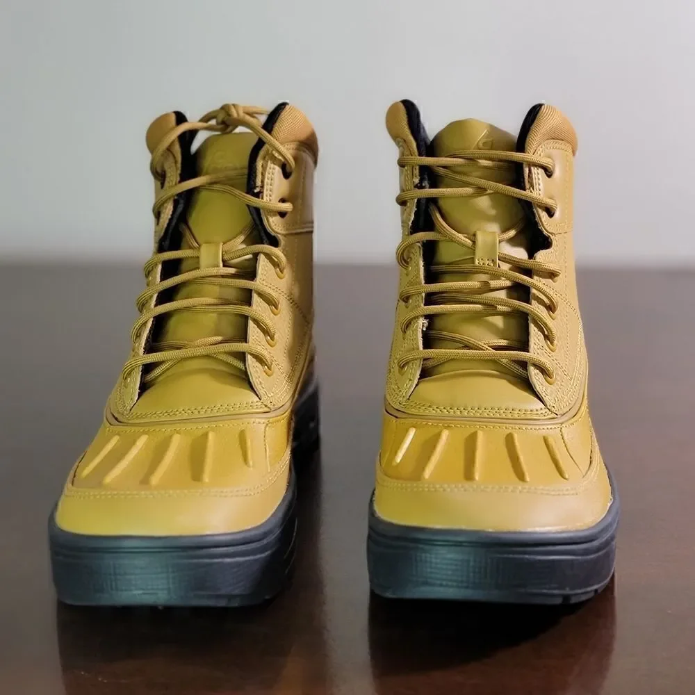 Nike ACG Woodside 2 Duck Hiking Waterproof Boots Wheat Black Size 7Y 7 New